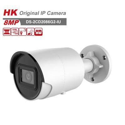 China Original HiK DS-2CD2086G2-IU 4k poe IP Camera AcuSense Bullet DarkFighter 40M IR Built in NIGHT VISION Network Camera in MIC H.265+ P2P for sale