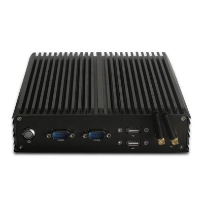 China J1900 Industrial Box Fanless Embedded Industrial PC With High Definition Display Interface Multiple COM Interfaces for sale