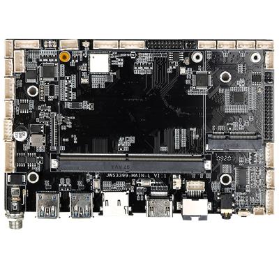 China Server / Workstation OEM Android Arm 64 RK3399 Tablet Industrial Mainboard Motherboard For Self Service Ticket Machine , Hdmi-compatible for sale