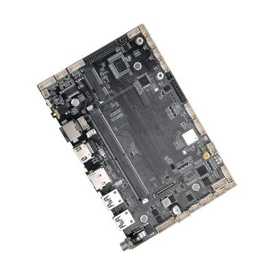 China Industrial Server / Workstation Motherboard 6 Cores 64-bit 1.8ghz Android 7.0 Processor Rk3399 Ddr3 4gb Emmc Mini Itx Industrial Slim Motherboard for sale