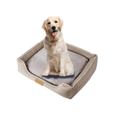 China Wholesale Luxury Pet Dog Bed PP Cotton Warming Cat Dog Nest Breathable Orthopedic Pet Bed Waterproof Pet Beds Large for sale