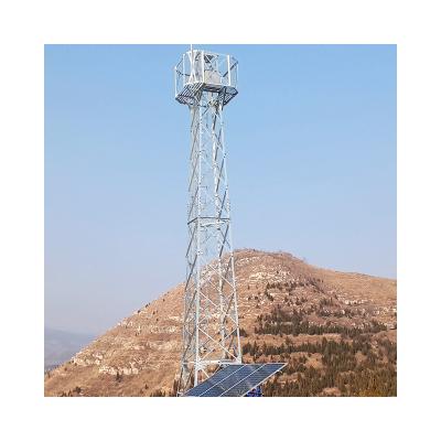 China Construction High Quality Hot Dip Galvanized Angular Steel Guard Watchtower / Angle Steel Tower / Watchtower for sale