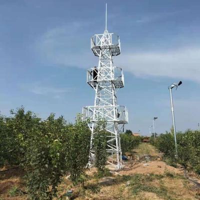 China Factory Production 4 Leg Steel Construction Pylon 5km Wifi Transmitter And Microwave Angular Wireless Support Receiver Lattice Tower for sale