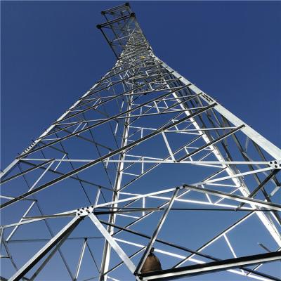 China Steel Pipe Power Transmission Tower Construction Good Quality Antenna Tower for sale