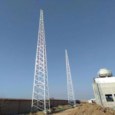 China 10m 20m 25m 35m 40m sizes lighting protection lightning protector/surge wire rope construction tower for sale