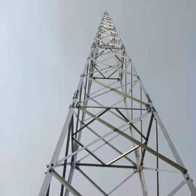 China Lightning Protection Rod Tower Angle Steel Iron Tower Fishing Building Tower for sale