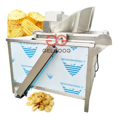 China Commercial Deep Frying Meat Fryer Circle Oparatha Frying Machine Spiral Potato Egg Cooking Machine Deep Fryer for sale