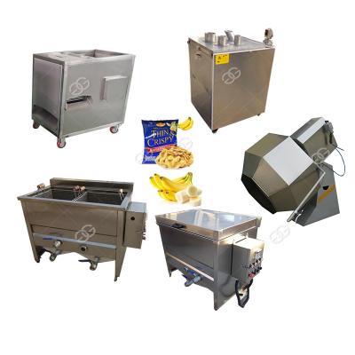 China food & Beverage Plant Gelgoog Plantain Chips Making Machine Plantain Frying Production Line Banana Processing Plant for sale