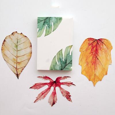 China Wholesale Handmade Logo Leaf Shape Colorful White Cheap Custom Cardboard Landmark Cute Postcard for sale