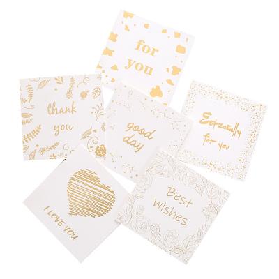 China Handmade wholesale cheap price white color letter paper handwritten custom printed custom gift certificate box for sale