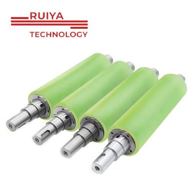 China Hot Delivery Wholesale Rubber Industrial Rubber Roller PU Polyurethane Roller Factory Sale Small Size Rubber Roller for sale