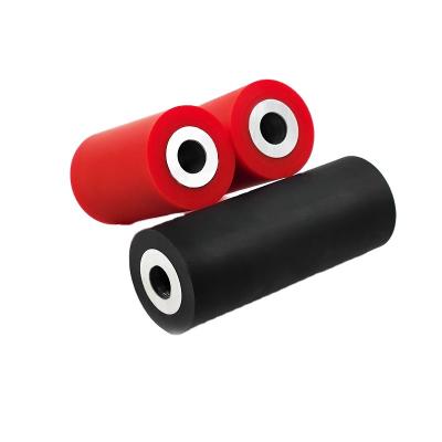 China Low Price Machine Industry High Quality PU Silicone Customized Heat Resistant Polyurethane Lamination Heat Resistant Rubber Roller For Printing for sale