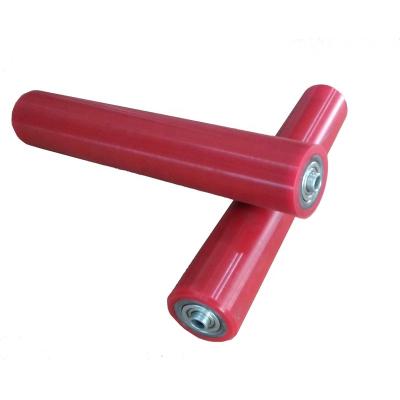 China Bgs Roller Silicone Wheel Good Wear Red Rubber Outer Aluminum Color Hot Stamping Machine Material Size for sale