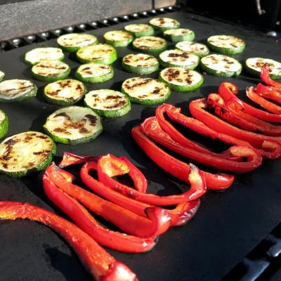 China Non-stick-BBQ-grill-mat-PTFE-disposable oven for sale