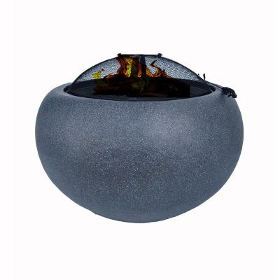 China Stocked Outdoor Fiber Fire Stone Mine Fire Pit For Wholesale Fire Pit for sale