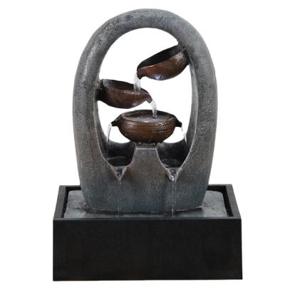 China Water Fountain Small Rustic Tabletop Water Fountain Indoor Water Fountain en venta