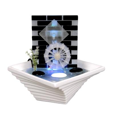 China Eco-friendly Home and Garden Decoration Glass Desktop Water Fountain for sale