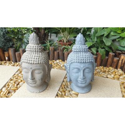 중국 ORIENTAL light Buddha polyresin Buddha head sculpture for sale 판매용