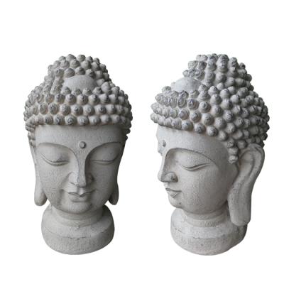 China Garden and Home Decorative Buddha Head Statue with Good Price for sale