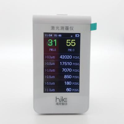 China Portable Indoor Rise Air Quality Monitor CO2 Monitor Temperature Humidity Sensor Air Quality Detector PM2.5 for sale