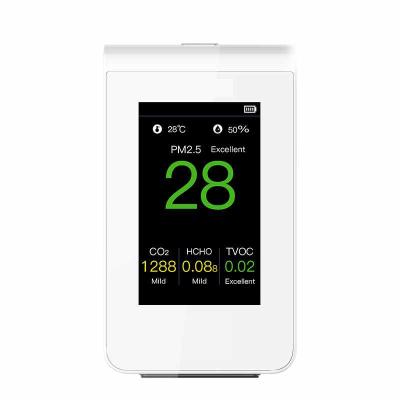 China Real Time Track Your Air Quality Rise Multi Gas Detector IAQ Meter PM25 Detector Air Pollution Sensor CO2 Analyzer Medidor CO2 for sale