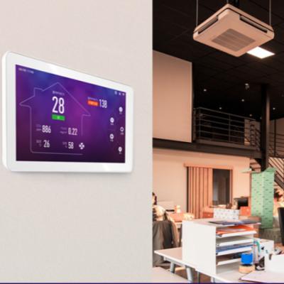 China Hotel School Office Mall Building Home Suitable Smart Controller for Fresh Air System Fan Coil Unit Dehumidifier Ventilation Controller Home Office for sale