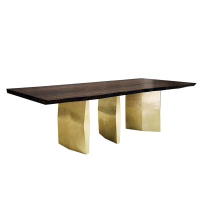 China Coffee table new design metal mirror stainless steel top quality table for hotel for sale