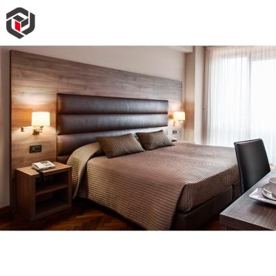 China Custom Made Modern Style Direct Five Star Modern Luxury Hotel Europe Supplier Furniture Queen Size Fixed Headboard for sale