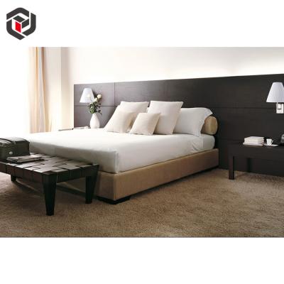 China Fulilai Modern High End Luxury Hotel Custom Fixed Furniture Bedroom King Size Headboard for sale