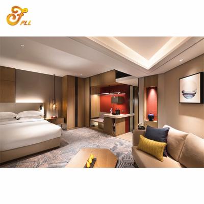 China Fulilai Custom Economy Hotel Bedroom Furniture Set Egypt Hotel Bedroom Furniture Express Hotel Furniture For Sale for sale