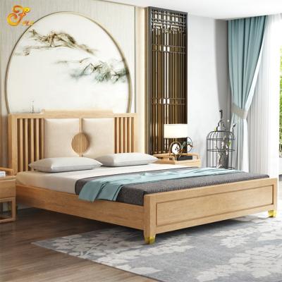 China Modern Solid Wood Hotel Apartment Bed Room Furniture For Sale For Hotel Bed Bedroom for sale