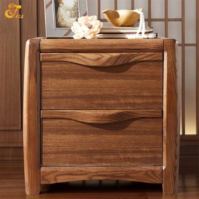 China Custom Luxury Antique Modern Wooden 4 Star Hotel Furniture Bedside Table for sale