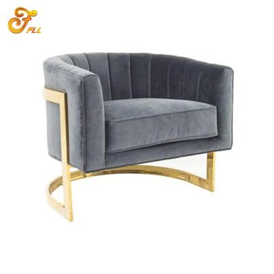 China Modern Simple Hotel Living Room Sofa, Hotel Sofa Specific Use And Three Seat Sofa, Hotel Sofa Brass Leg for sale