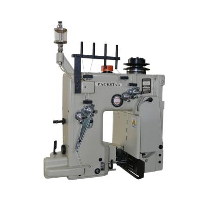 China DS-9CW Automatic High Speed ​​Two Thread Needle Four Thread Lower Closing Bag Feeding Sewing Machine With Pneumatic Pancake Tape Cutter for sale