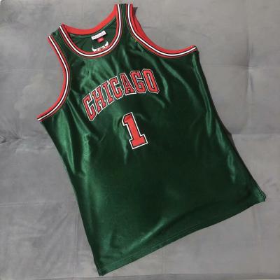 China Antibacterial Unique Design Basketball Tank Top Vintage Green Color Comfortable To Wear Training Tank Top For Men Adults for sale