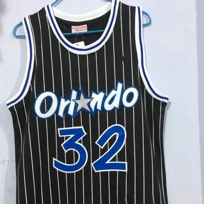 China Wholesale #32 men's basketball tank top antibacterial quick dry no sleeve comfortable basketbol formasi black color for sale