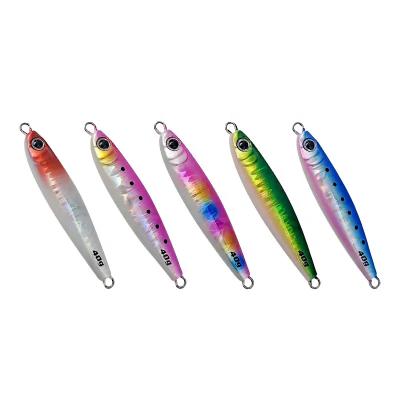 China Lead TUERBAI Fast Sinking Speed fast jig lure jigging lure fast sinking vertical for fishing for sale