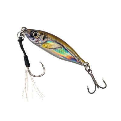 China Vivid Fish Swimming Action Tuerbai New wholesale metal hard fishing saltwater spinner 3d printing Seabass jig Jigbait jigging bait lure for sale