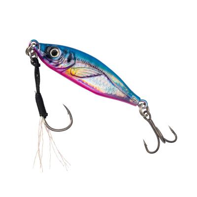 China Vivid Fish Swimming Action Tuerbai metal hard fishing saltwater spinner 3d printing Seabass jig Jigbait Fishing Lure metal Fish Jig Baits Sinking Bait for sale