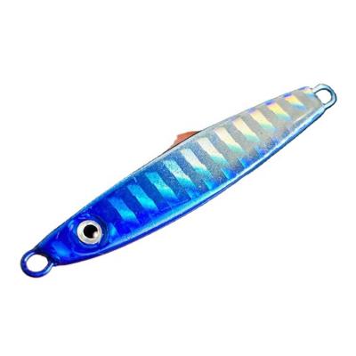 China Lead Wholesale In Stock Seawater Metal Jig 5g7g10g14g17g21g30g Long Shot Wholesales Metal Jigging Lures With Hooks for sale