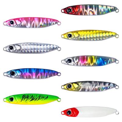 China Lead TUERBAI New arrival cheap price 10g 15g 18g fishing squama lure lead baits jig bait metal jig lure for sale