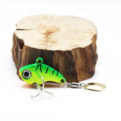 China Zinc Alloy New Rotating VIB 7g 10g 14g 20g Tail Spinner Bait Rotating Metal VIB Bait Saltwater Fishing Lures Pesca for sale