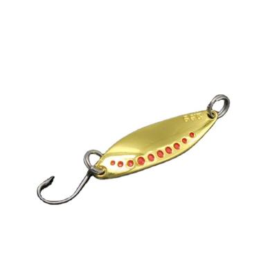 China Durable High Quality 2.5g3.5g5g7.5g10g15g20g25g Metal Spoon Lure Gold Silver Artificial Bait Without Hook for sale