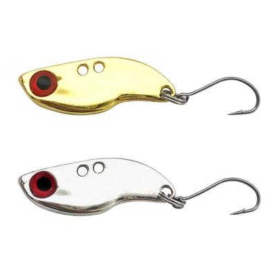 China Vivid Swimming Action Hot Selling Mini Vib Fishing Lure 2.5g3.5g5gSpoon Lures Streamer Fly Fish with Artificial Metal Zinc Alloy for sale