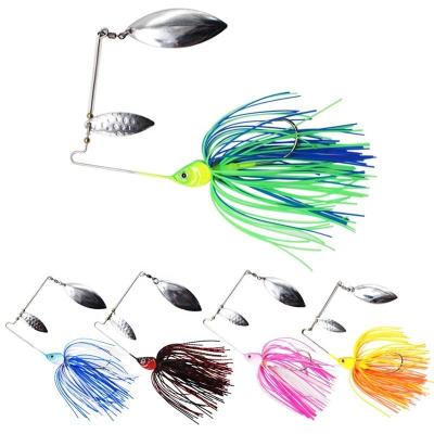 China Metal Pvc new arrival wholesale jigging Spinners Fishing Metal Spoon Pesca jig lead Sequin Spinner Fishing Lure lures for sale