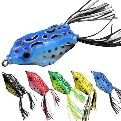 China Vivid Swimming Action Tuerbai new 5g8g13g 5 color soft Frog Fishing frog lure soft lead jig skirt lure artificial soft jig lead Fishing plastic lure for sale