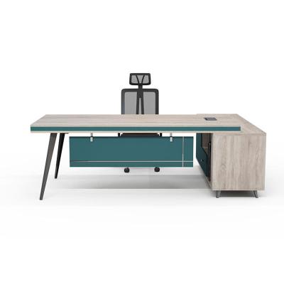 China New Chinese Style Office Desk Furniture Office Executive Desk Large Panel Extendable Simple Modern Table for sale