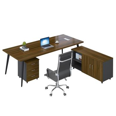 China Modernization Low Price Modern Style Office Furniture Design Manager Wooden Desk for sale