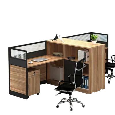 China 6 person modern simple intellectual creative computer office staff steel frame office truss for sale