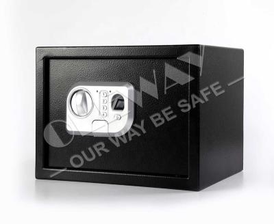 China Cold Rolled Steel Electronic Digital Password 25FSA Smart Fingerprint Biometric Safe Box for sale